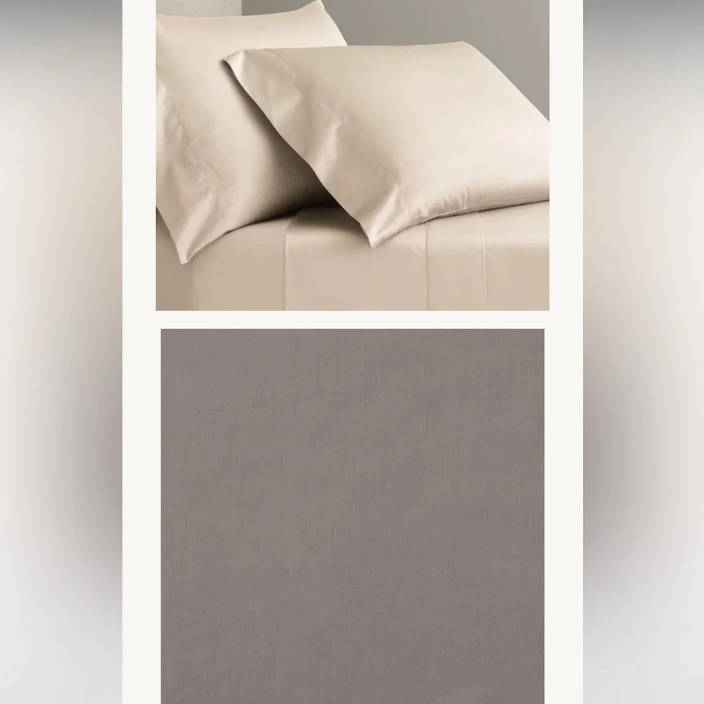 RESTORATION HARDWARE ITALIAN 1000 THREAD COUNT LUXE SATEEN KING SHEET SET